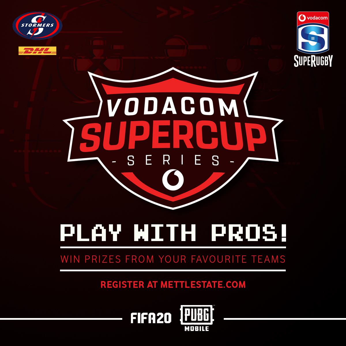 SA’s rugby heroes take on SA’s gamers in Vodacom Super Cup Series