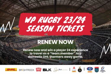 Poster for Stormers rugby tickets.